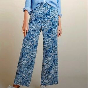 Anthropologie maeve Anika wide leg pants